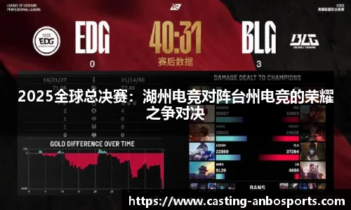 2025全球总决赛:湖州电竞对阵台州电竞的荣耀之争对决